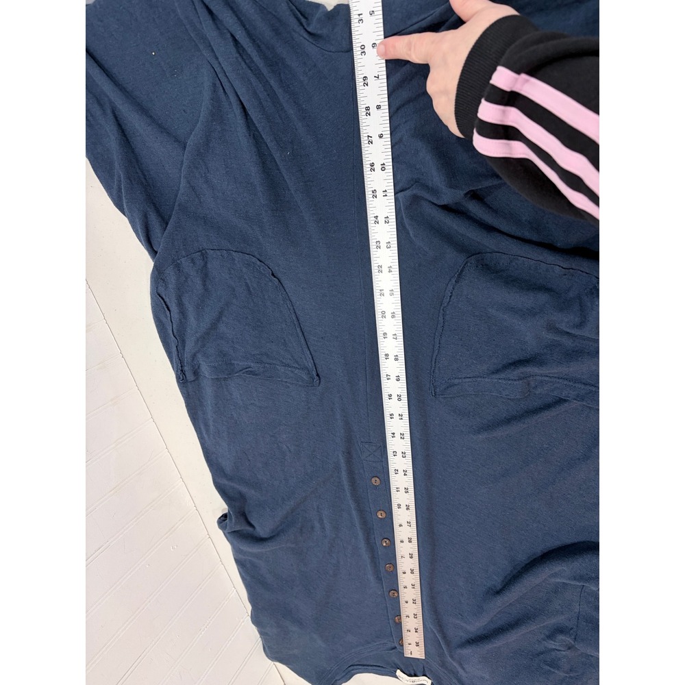 Blue Button-Down Jumpsuit - image 8